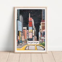 Times Square Print, Art, Poster, Art Print, New York Travel Print - thumbnail 3