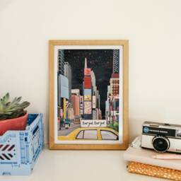 Times Square Print, Art, Poster, Art Print, New York Travel Print - thumbnail 2