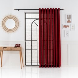 Linen Curtain Panels 16 Colors. Extra Long Grommet Drapes For Living Room & Bedroom - thumbnail 3