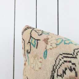 Vintage Turkish Kilim Pillow Cover, 16x24 Ethnic Cushion Case - thumbnail 2