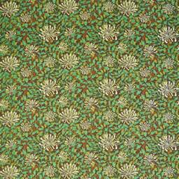 William Morris Honeysuckle Portiere Curtain With Velvet Lining - thumbnail 4