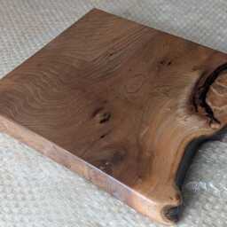 Elm Live Edge Vanity Shelf - Bathroom Sink Rustic Wooden Basin - thumbnail 4