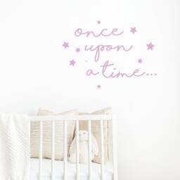 Once Upon A Time - Wall Sticker Wall Quotes Home Decor Decals Quote Nutmeg Stickers - thumbnail 1