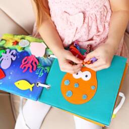 Personalized Quiet Book For Toddler Montessori Felt Activity - thumbnail 3