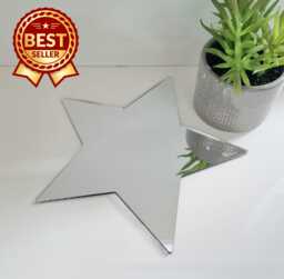 star Acrylic Mirror Wall Art - Custom Sizes, Shapes & Colours - thumbnail 1