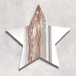 star Acrylic Mirror Wall Art - Custom Sizes, Shapes & Colours - thumbnail 3