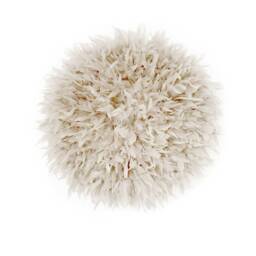 2 Juju Hats Wall Decor, Set Of Two Juju Home Feathers Wall White Hats, Decor - Juju - thumbnail 3