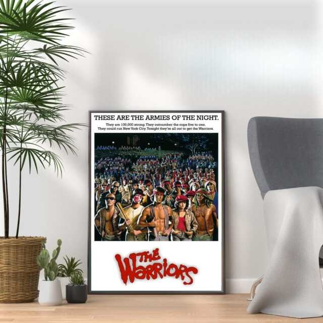 The Warriors Movie Poster Vintage Retro Film Wall Art - image 1