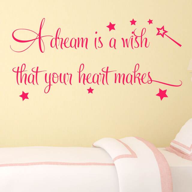 Dream Wish Vinyl Wall Decal Kids Room Decor - image 1