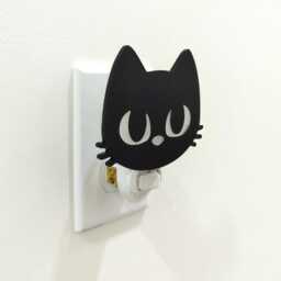 Black Cat Acrylic Night Light - thumbnail 3
