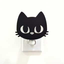 Black Cat Acrylic Night Light - thumbnail 2