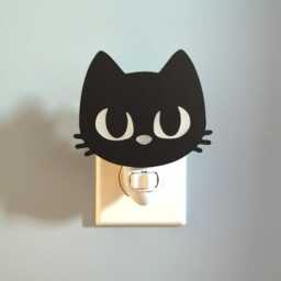 Black Cat Acrylic Night Light - thumbnail 4