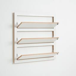 Fl??pps Shoe Rack 80x80-3 - White - thumbnail 2