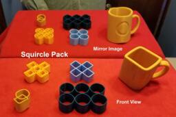 3D Printed Squircle Pack - thumbnail 1