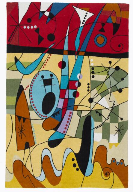 Zaida Miro Carnival Rug Red - image 1
