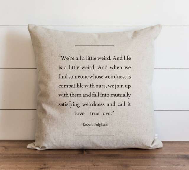 Book Collection_Robert Fulghum 20 X Pillow Cover // Everyday Throw Gift Accent Cushion - image 1