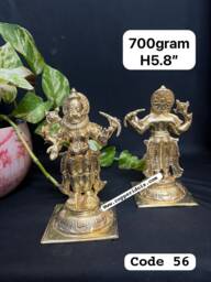 Bhadra Narasimha - Prasiddh Idols Presents Panchaloha Handcrafted Idol - thumbnail 1