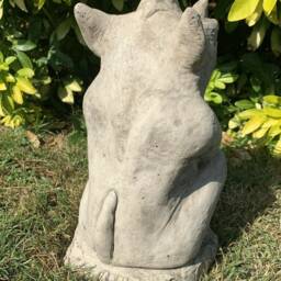 stone Garden Gargoyle Imp Detailed Gift Concrete Ornament - thumbnail 4