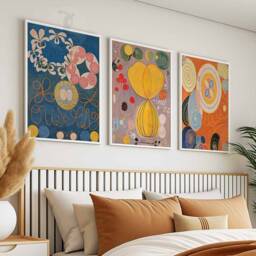 Hilma Af Klint Set Of 3 Posters, Poster Sets, Art, Abstract Wall Modernist Decor, Prints, A1/A2/A3/A4 - thumbnail 2