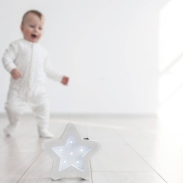star Night Light Gift For Baby Nursery Bedding Kids Wall Decor Led Wood - thumbnail 2