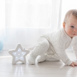 star Night Light Gift For Baby Nursery Bedding Kids Wall Decor Led Wood - thumbnail 3