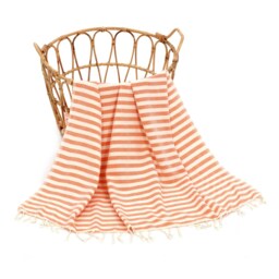 Hand Loomed Turkish Cotton Beach Towel, Meyra Hammam Towel - thumbnail 3