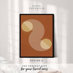 stylish Boho D??cor Prints, Classic Colours, Custom Colour Print - Home, Kitchen, Bathroom Decor, Modern , Bedroom Print, Decor - thumbnail 3
