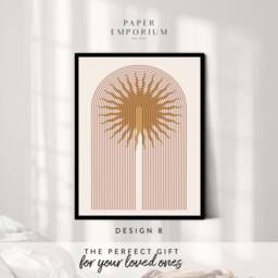 stylish Boho D??cor Prints, Classic Colours, Custom Colour Print - Home, Kitchen, Bathroom Decor, Modern , Bedroom Print, Decor - thumbnail 1