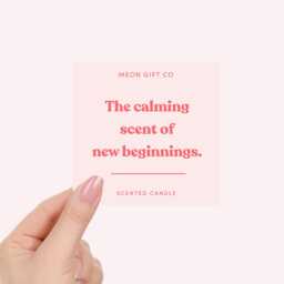 New Home Buyer Gifts - For Friends Smells Like Beginnings Candle - thumbnail 2