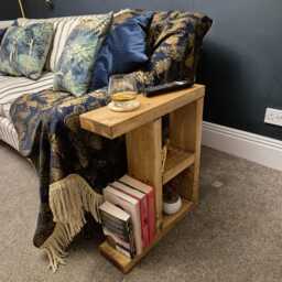"14.5cm Narrow Rustic Solid Wood " - thumbnail 3