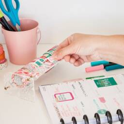 Handmade Acrylic Washi Tape Dispenser - Regular Size - thumbnail 3