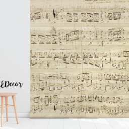 Chopin Polonaise Removable Wallpaper, Repositionable, Self Adhesive, Wall Decor, Mural, Reusable, Classic, Mural #89 - thumbnail 2