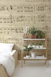 Chopin Polonaise Removable Wallpaper, Repositionable, Self Adhesive, Wall Decor, Mural, Reusable, Classic, Mural #89 - thumbnail 1