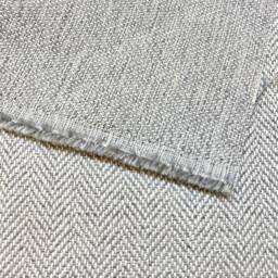 1197. Cushion Cover, Herringbone in Grey/Cream. Various Sizes - thumbnail 4