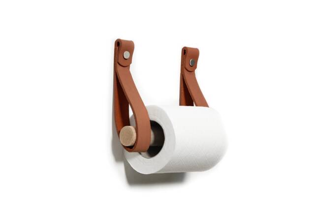Leather Toilet Roll Holder - image 1