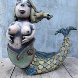 Ceramic Mermaid - thumbnail 3