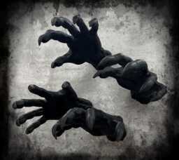 Creepy Reaching Wall Hands - 4 Pack Matching Left Right Screws Included Spooky Halloween Decoration Decor Mount Display - thumbnail 1