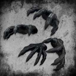 Creepy Reaching Wall Hands - 4 Pack Matching Left Right Screws Included Spooky Halloween Decoration Decor Mount Display - thumbnail 2