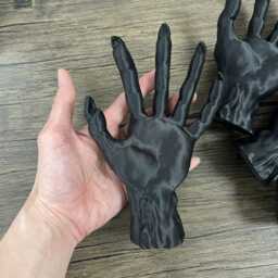 Creepy Reaching Wall Hands - 4 Pack Matching Left Right Screws Included Spooky Halloween Decoration Decor Mount Display - thumbnail 4