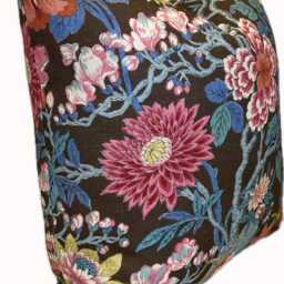G.p & J Baker Little Magnolia Expresso Linen Double Sided Cushion Cover Pillow - thumbnail 3