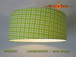 Lamp Shade Green Check Sascha ??45 cm Checkered Lamp - thumbnail 1