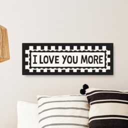 Framed I Love You More Print, Sign, Bedroom Prints - thumbnail 1