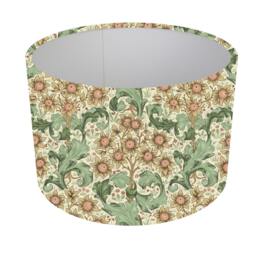 William Morris Lampshade, Table Lamp, Pendant Shade, Drum Shade, Home/Room Decor, Made in Uk, Custom, Strawberry Thief, Orchid Nightshade - thumbnail 3