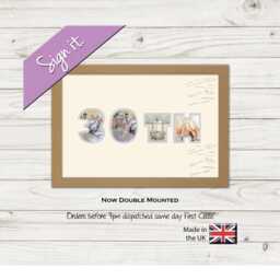 30Th Photo Frame Word Birthday Signing Special Gift Signing-871D By Photos in A Word - thumbnail 1