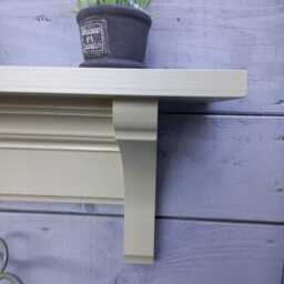 Tulip Wood Shelf Hardwood Kitchen, Hallway, Or Mantel Storage - thumbnail 3