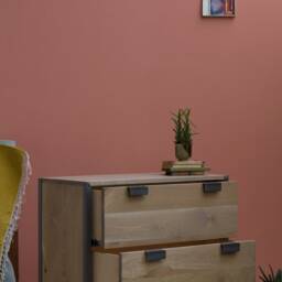 Konk ??? Industrial Drawers [Two Drawer] Bespoke Sizes Available Solid Oak Chest Of Drawers, Bedroom Dresser, Side Cabinet - thumbnail 2