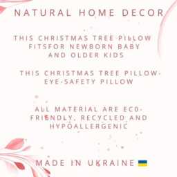 Christmas Tree Pillow - Holiday Pillows - Soft Decor Gift Secret Santa Winter - thumbnail 4