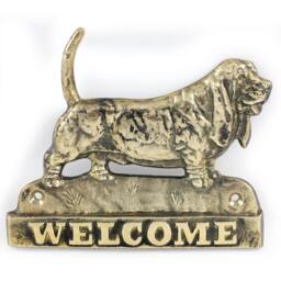 Basset Hound, Dog Welcome, Hanging Decoration, Limited Edition, Artdog - thumbnail 2
