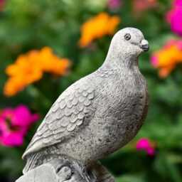Concrete Dove Statue Stone Bird Figurine Cement Pigeon Sculpture Outdoor Garden Ornament Peace Decor Yard Art Handmade Lover Gift - thumbnail 2