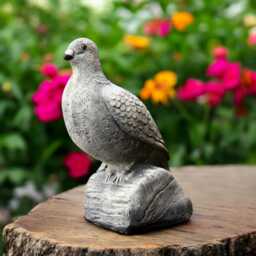 Concrete Dove Statue Stone Bird Figurine Cement Pigeon Sculpture Outdoor Garden Ornament Peace Decor Yard Art Handmade Lover Gift - thumbnail 1